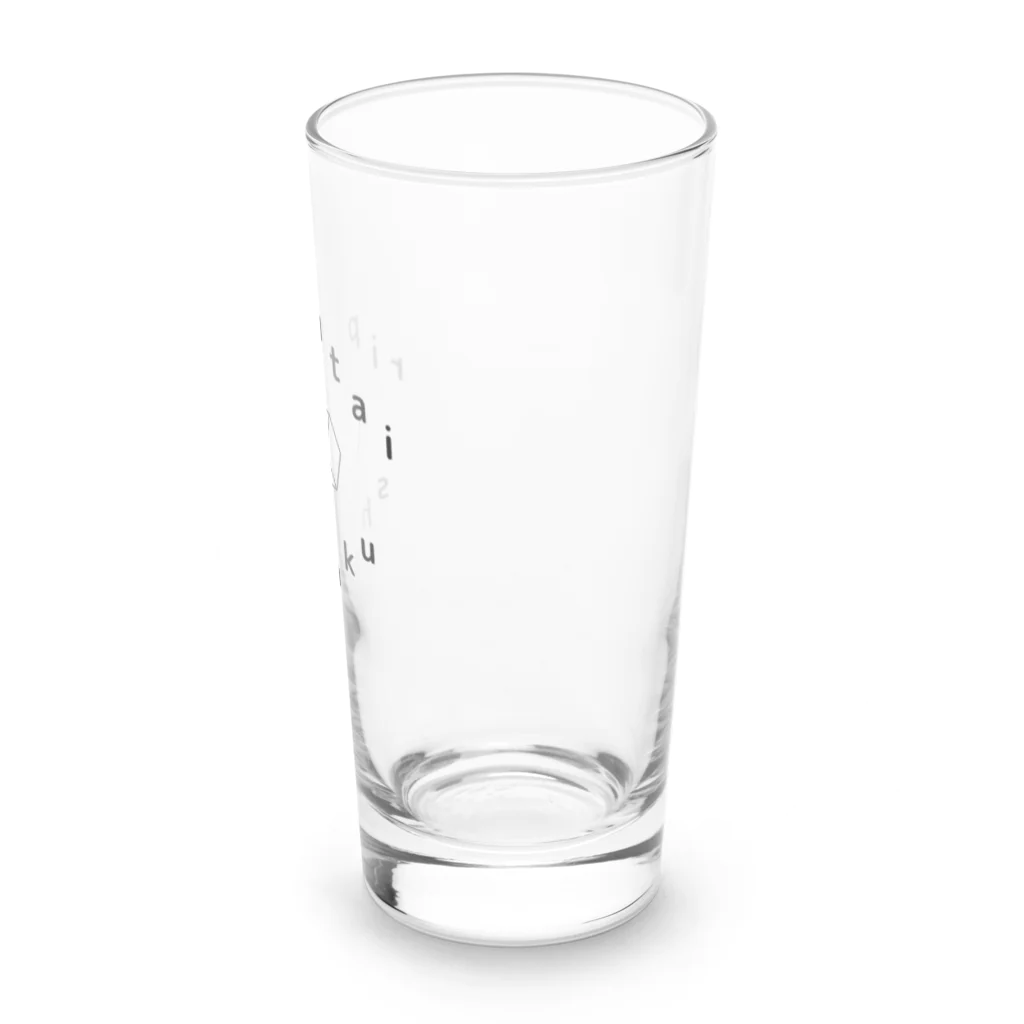 depressionikiのりっぽうたい しかく Long Sized Water Glass :right