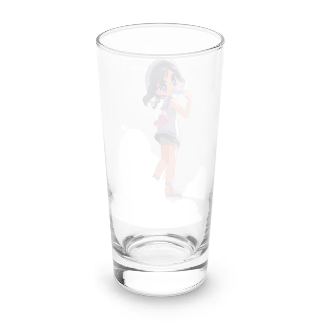 雨瀬おるこの夏服おるこちゃんコップ Long Sized Water Glass :right