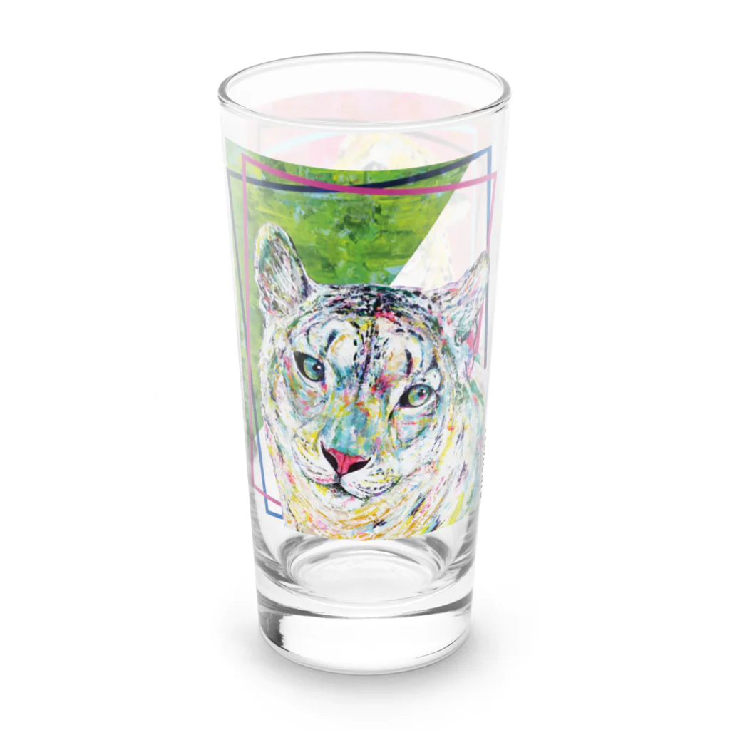 NiJi$uKeのチーター&ユキヒョウ_グラス Long Sized Water Glass :right