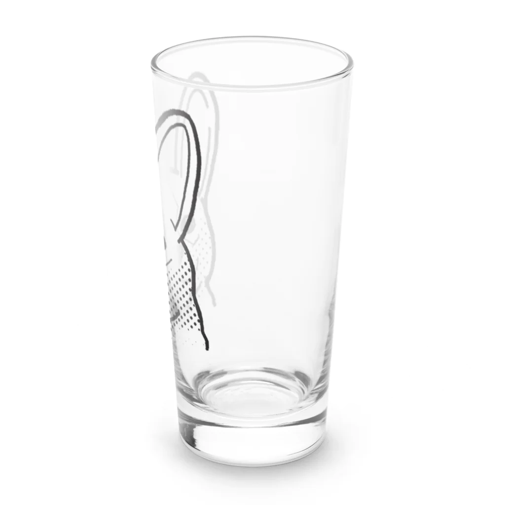 週刊少年ライジングサンズのコーギー 黒 Long Sized Water Glass :right