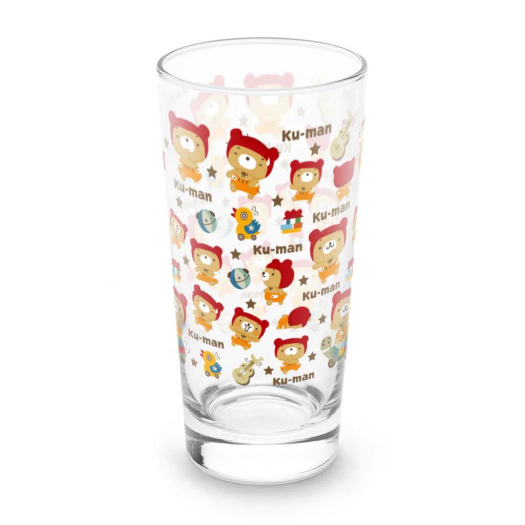 くーまんのお店でふのくーまん ロンググラス（くーまんがいっぱい） Long Sized Water Glass :right