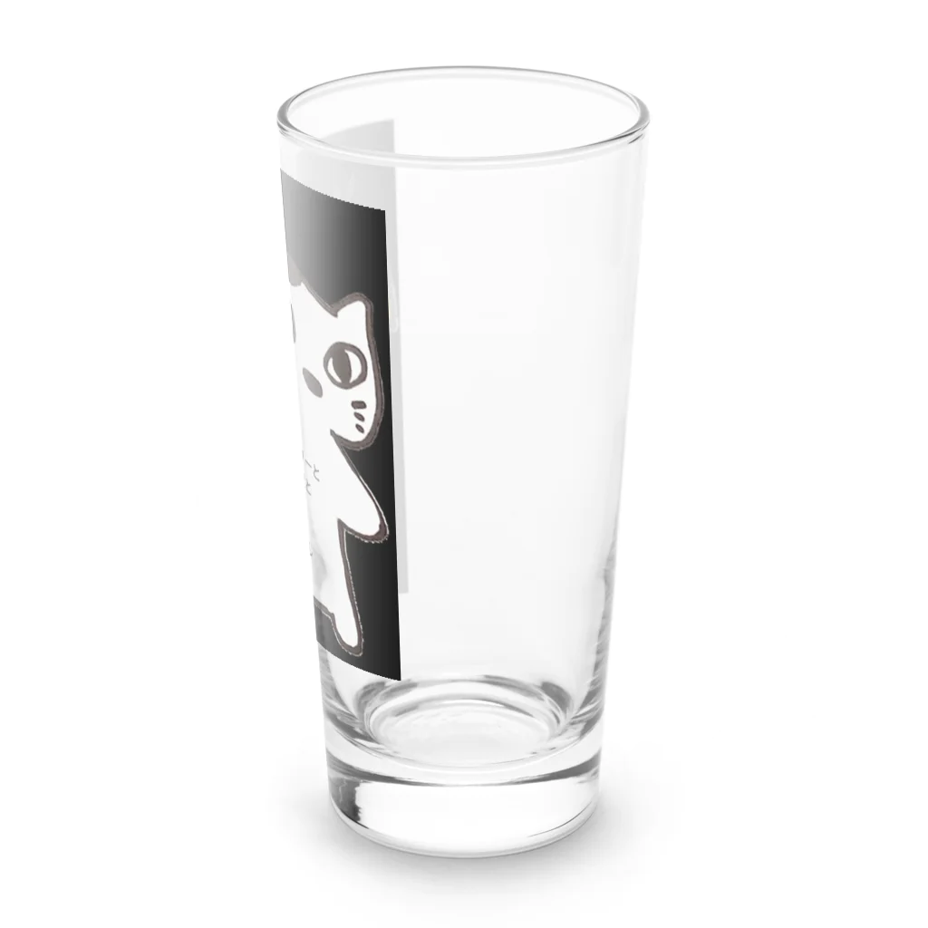 ギャラリーとお料理とお酒　はくせんのにゃんたろ様～ Long Sized Water Glass :right
