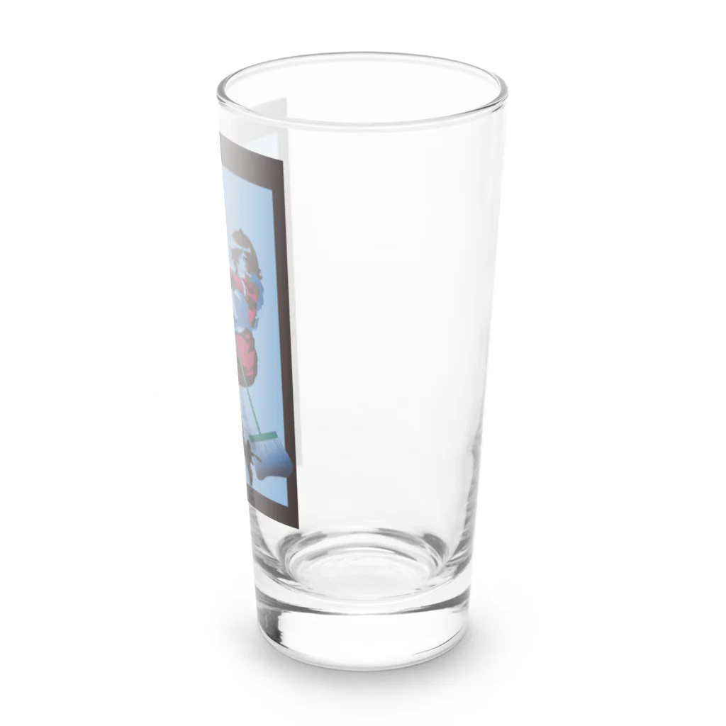 深六もものカラパレ京ちゃん (ドジらないでね) Long Sized Water Glass :right