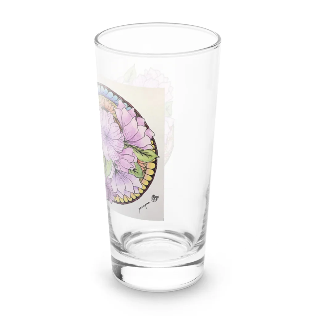 pocopan shopのspiritual flower  Long Sized Water Glass :right