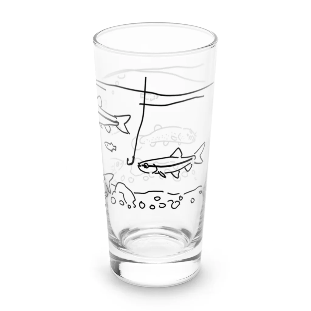 スタジオアイルのモツゴときどきホトケドジョウ Long Sized Water Glass :right