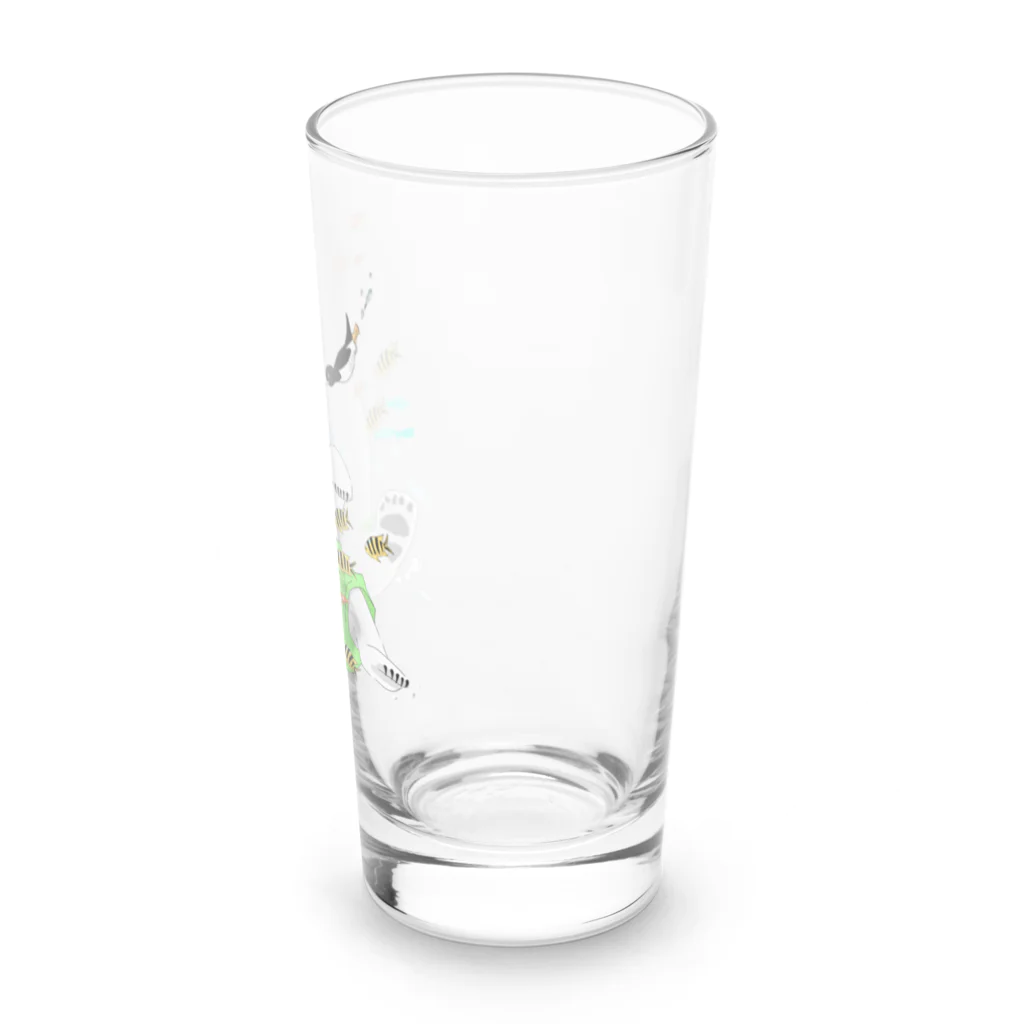 しろくまくんショップのしろくまくんおさかなフィーバー Long Sized Water Glass :right