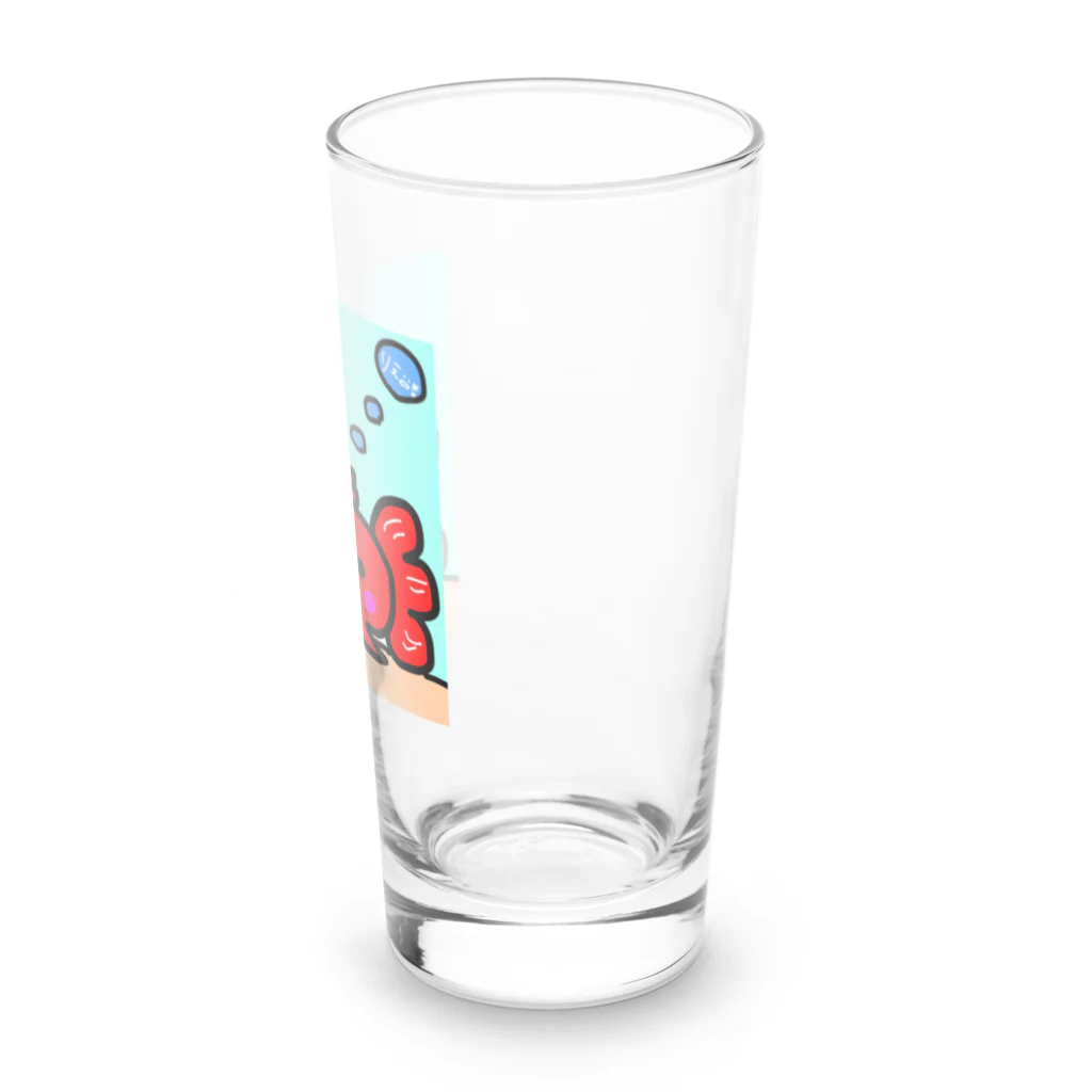 rie-pocochaの金魚 Long Sized Water Glass :right