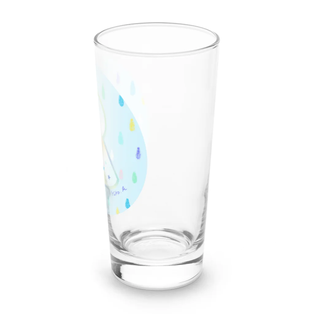 前田悠花｜イラストレーターの★てるてる坊主★ Long Sized Water Glass :right