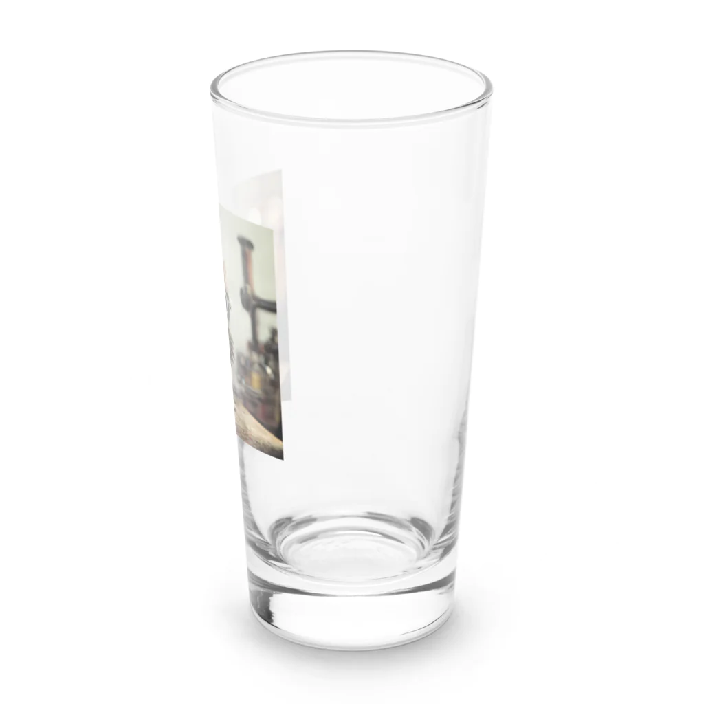 ミミズクの店のメカフクロウ Long Sized Water Glass :right