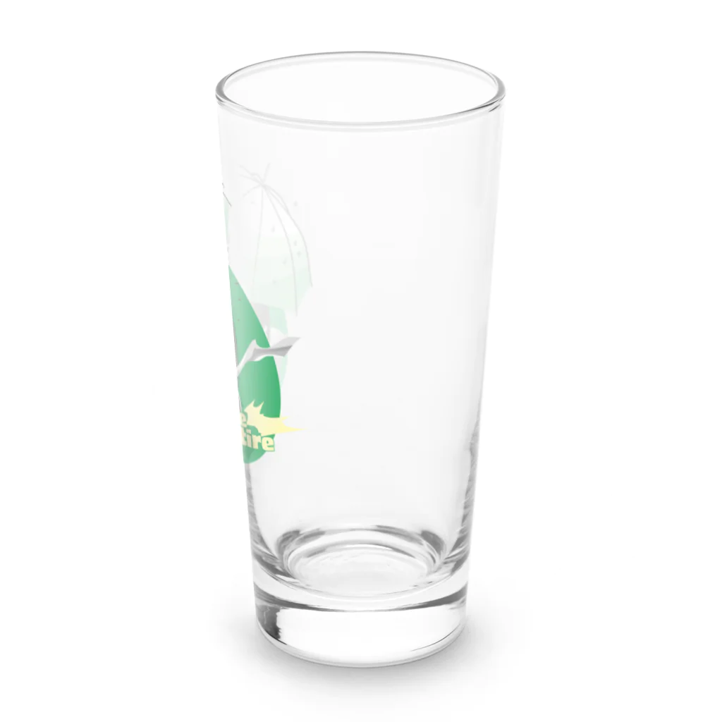 d360の何でも屋の雨タイヤくん Long Sized Water Glass :right