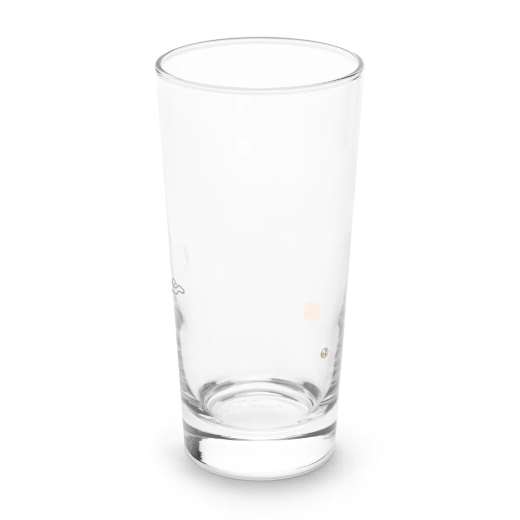 grk0 🌟ウサギのチャとシロ〜時々カッパのカッパ素潜り Long Sized Water Glass :right