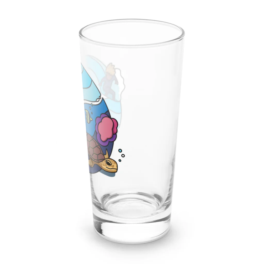 8anna storeのサーフandタートル！ Long Sized Water Glass :right