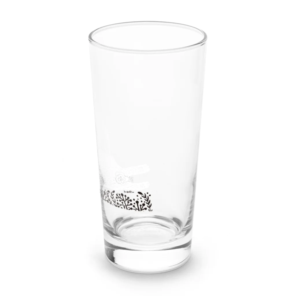 Arts&Crafts Muuの雪うさぎ Long Sized Water Glass :right