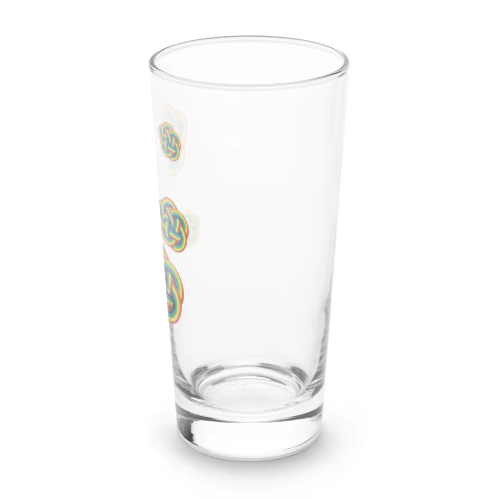 虹いろびより🌈の虹いろびより　梅みだれ Long Sized Water Glass :right