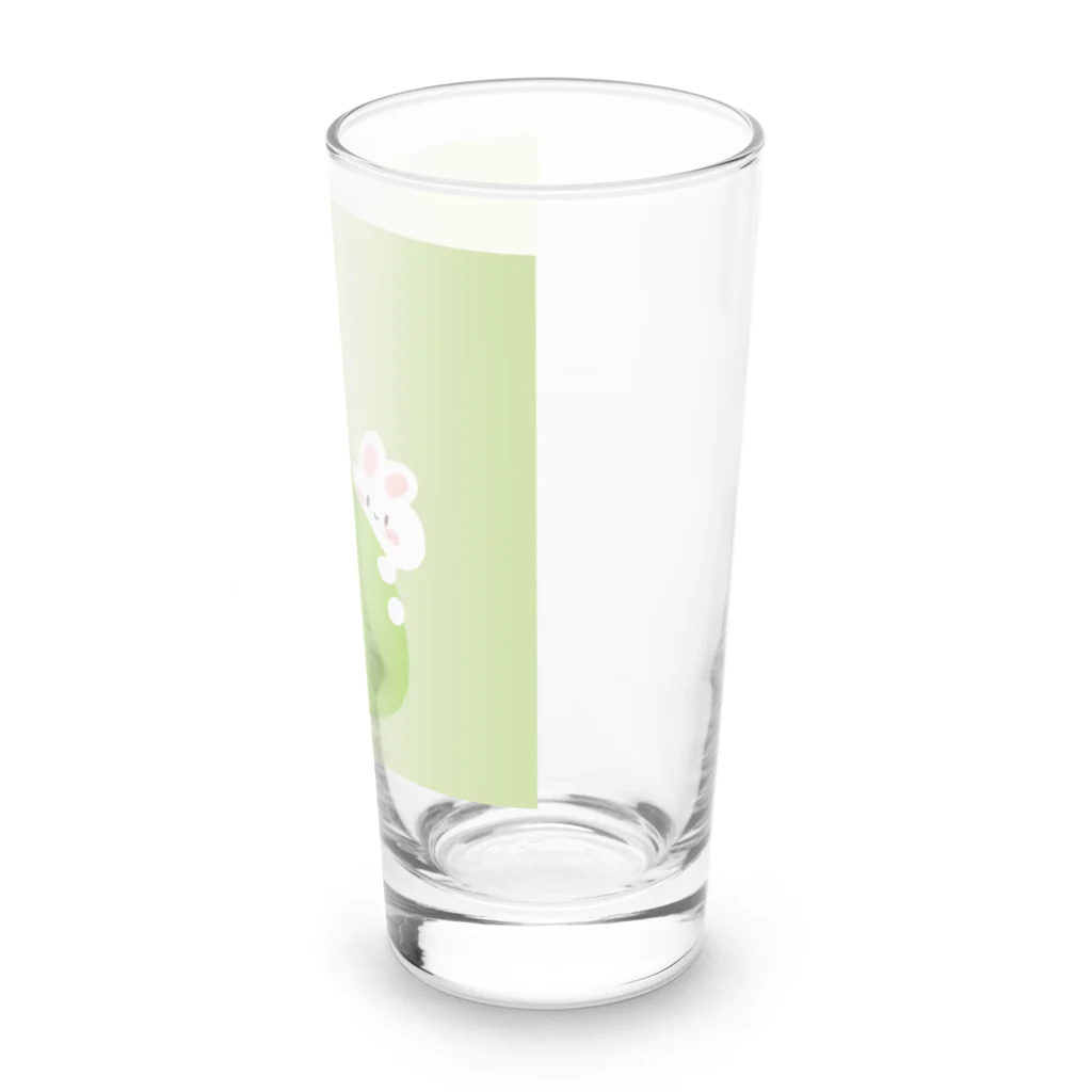 梨ソーダランドの子うさぎと洋梨 Long Sized Water Glass :right