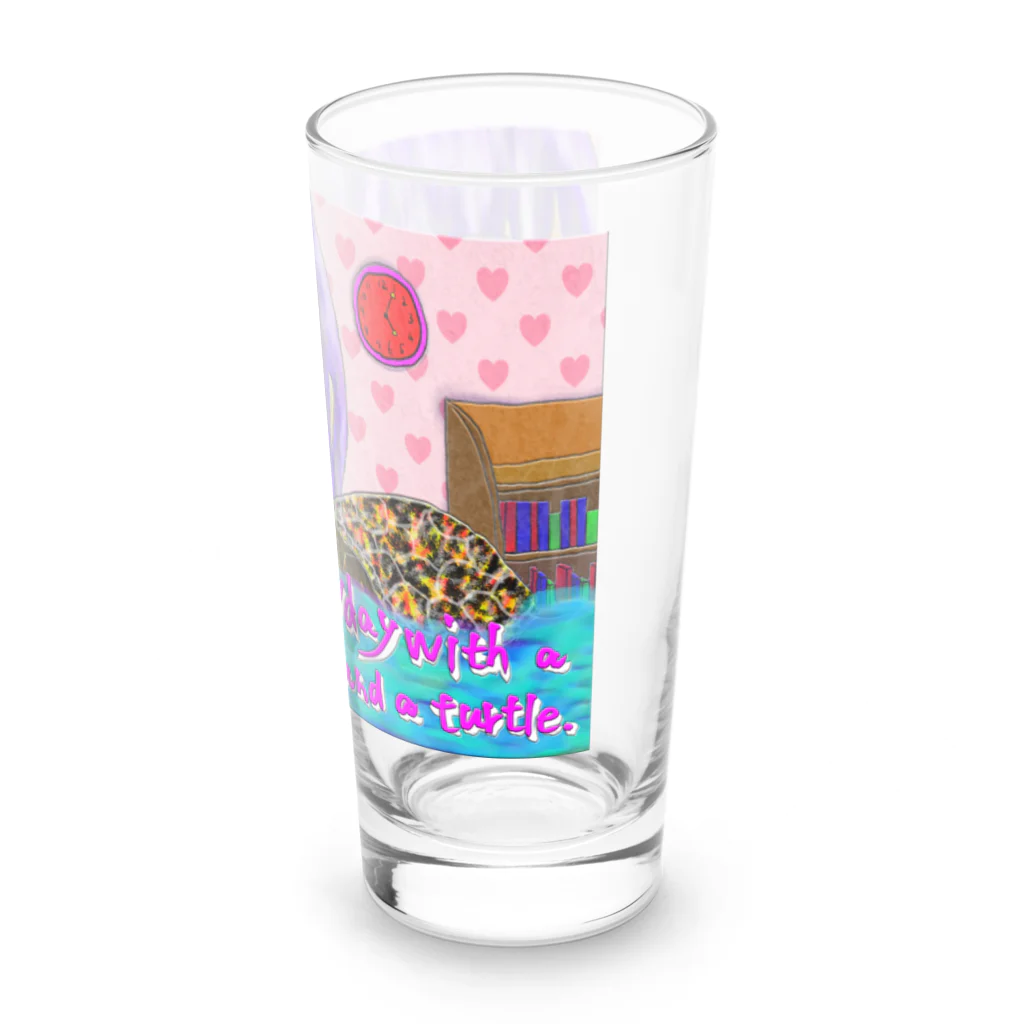 AkironBoy's_Shopの亀と少女の日常 Long Sized Water Glass :right