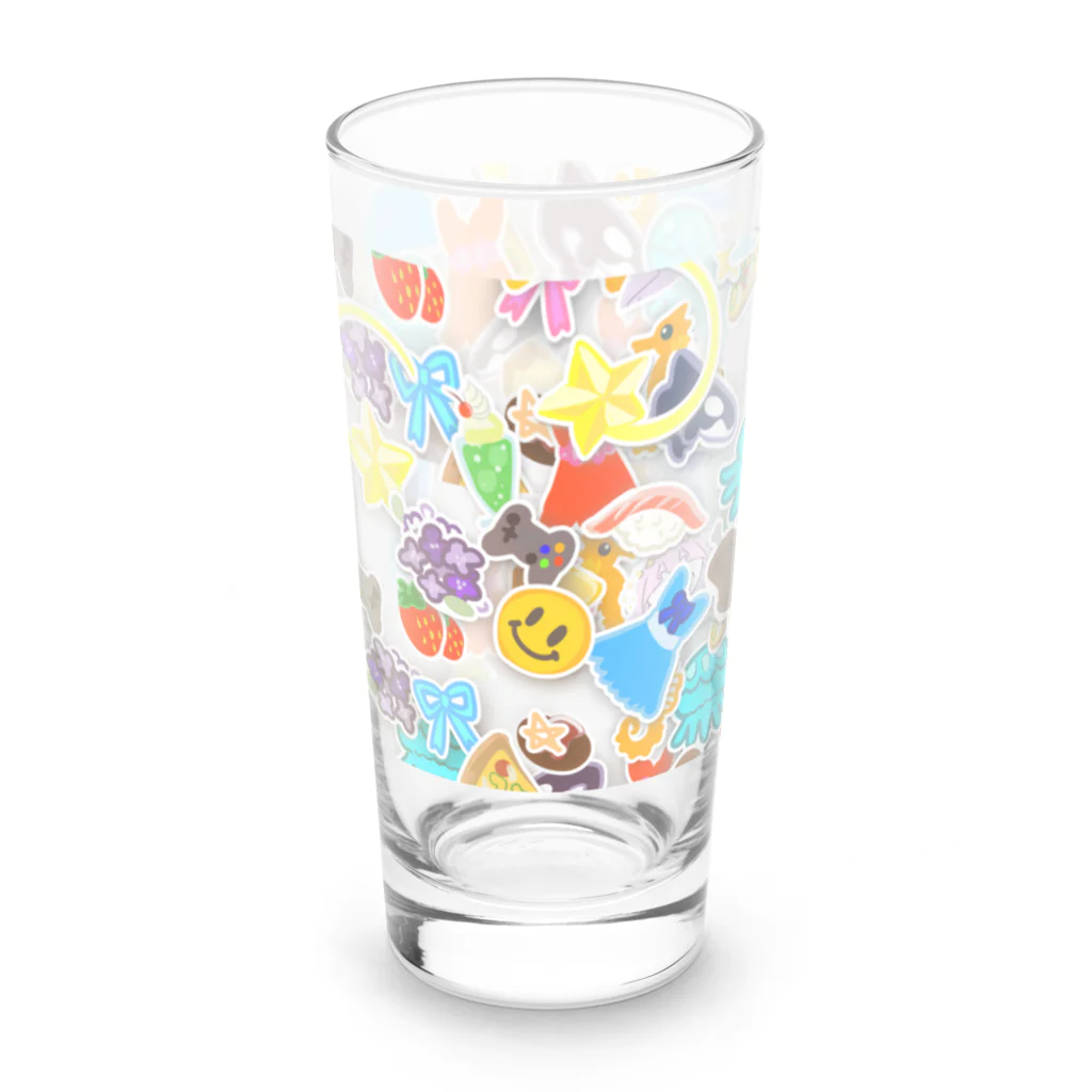 くらげたやのくらげたやの好きなもの Long Sized Water Glass :right