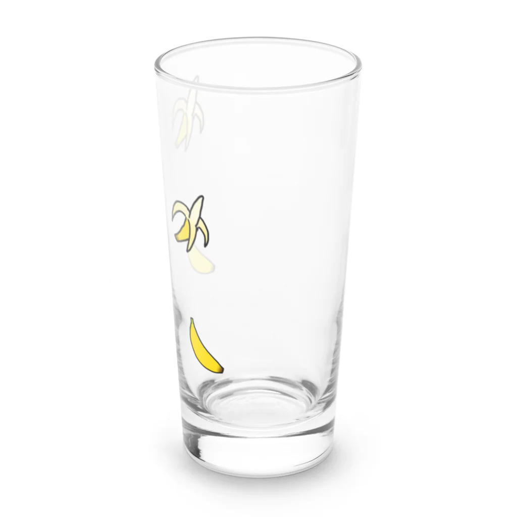 バナナ家のバナナ柄 Long Sized Water Glass :right