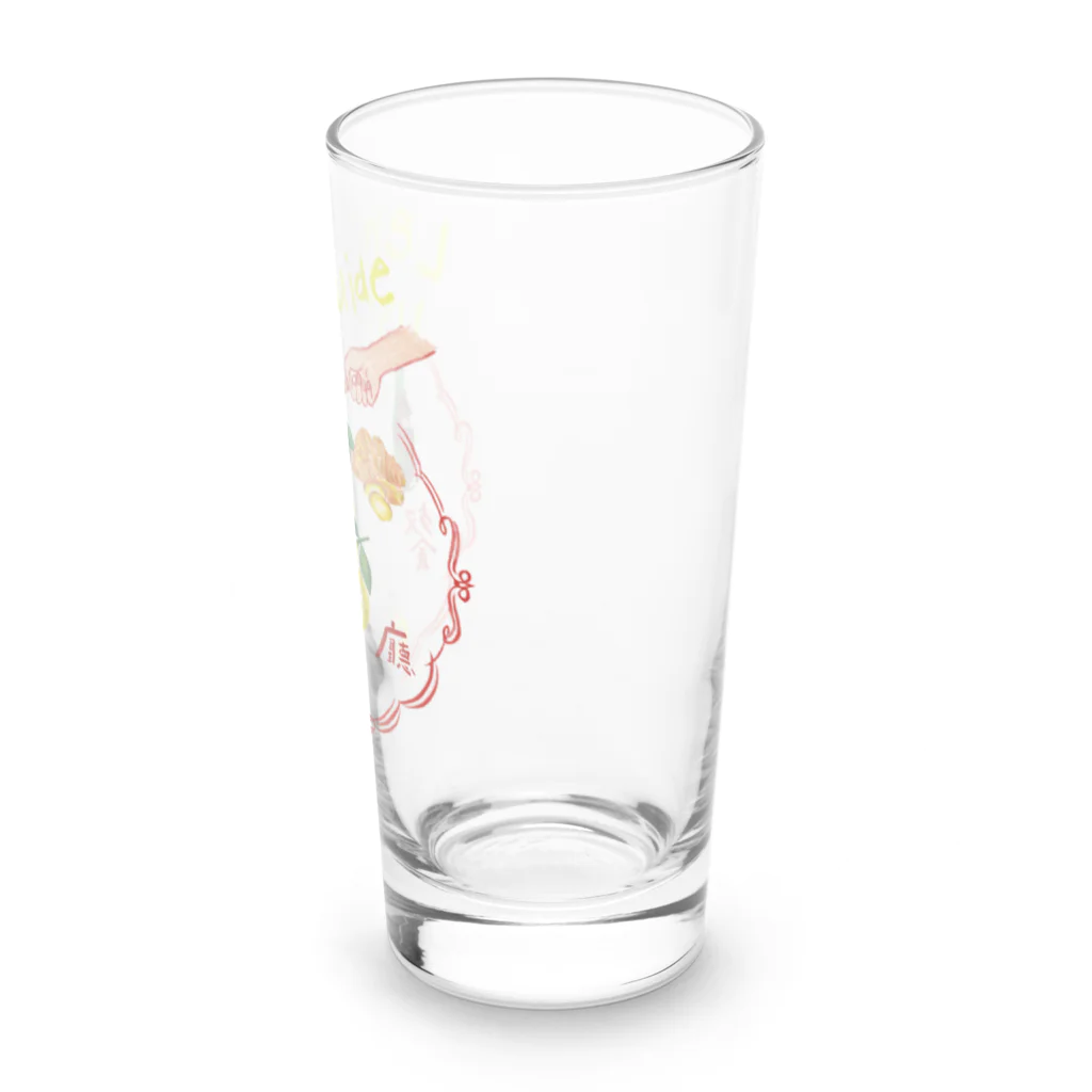 よしだひろ子食欲雑貨店＋加の香港の喫茶店はレモンを多様する、コーラ Long Sized Water Glass :right