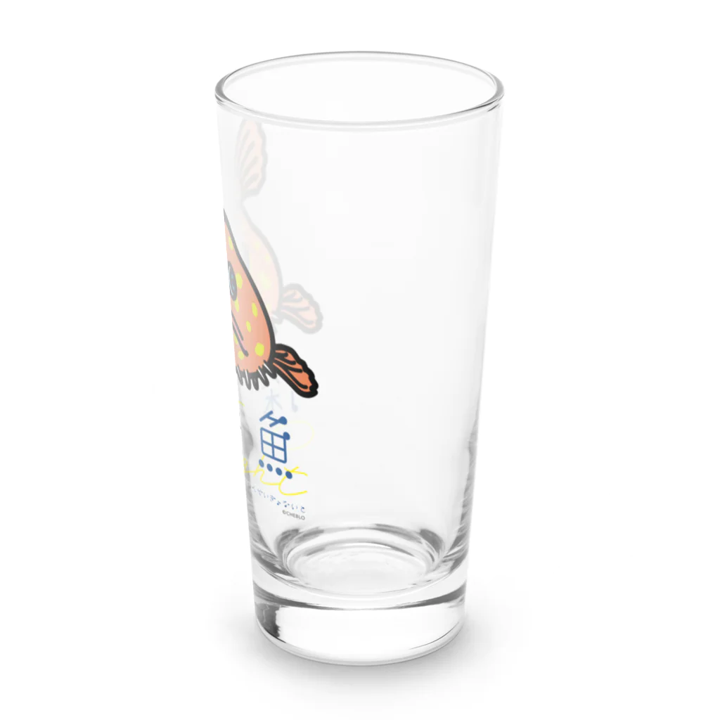 深海魚Nightのミドリフサアンコウ Long Sized Water Glass :right