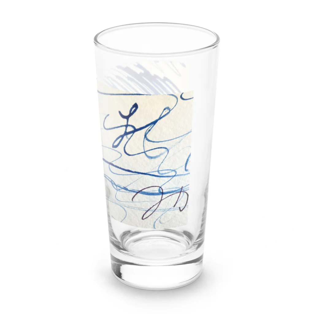 まっしろなオオカミのインクとの出会い。 Long Sized Water Glass :right