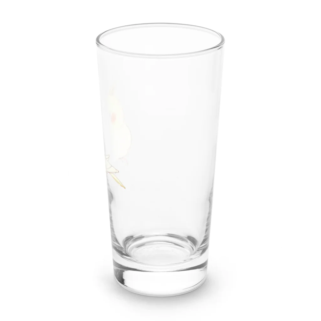 ブティック萌のかわいいことりさん Long Sized Water Glass :right