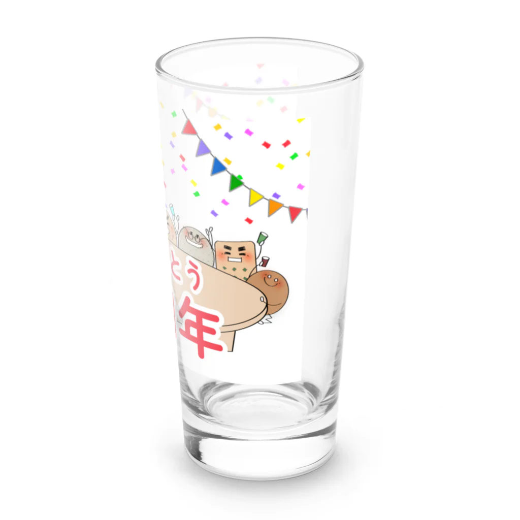 おかしやじろうの４周年記念絵グッズ Long Sized Water Glass :right