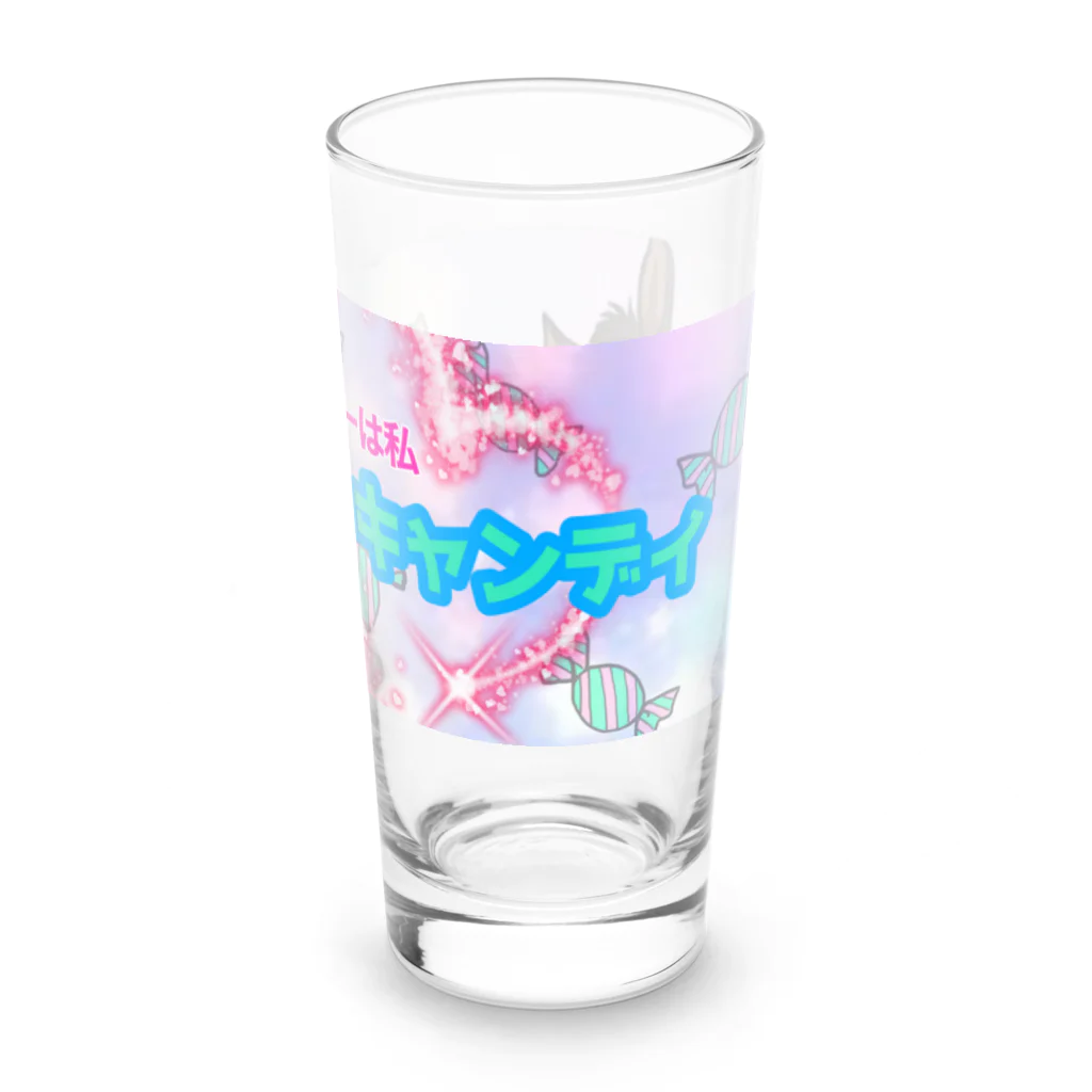 Blue Iris ﾌﾞﾙｰｱｲﾘｽの紡のセンターミントキャンディ Long Sized Water Glass :right