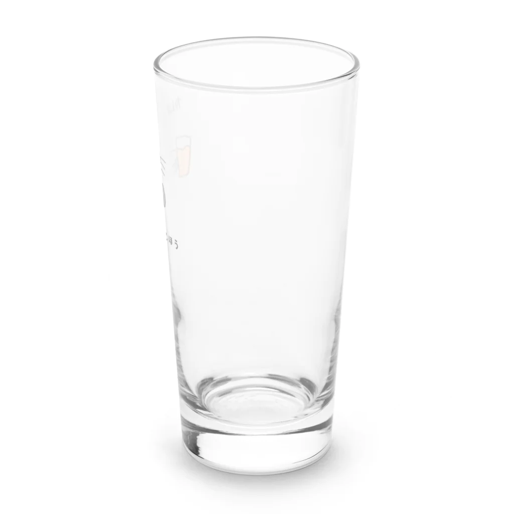 ねこほうチャンネル公式グッズのゆるすぎる乾杯ハムちゃん Long Sized Water Glass :right