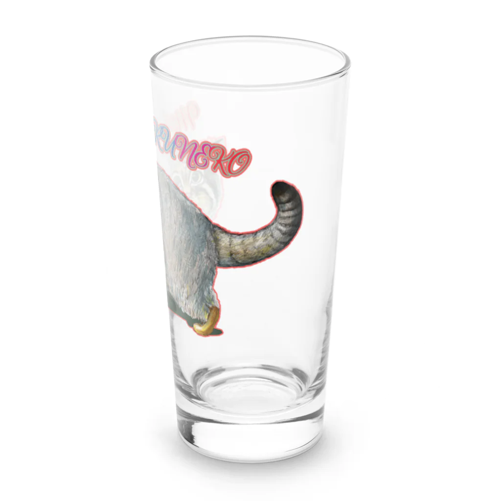 油絵描きの小物売り場のマヌルネコちゃん　グッズ Long Sized Water Glass :right