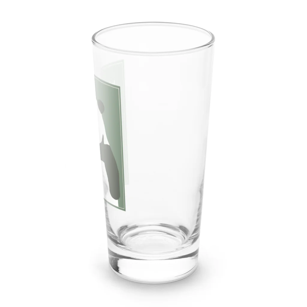 パンダむんの笹汁 Long Sized Water Glass :right