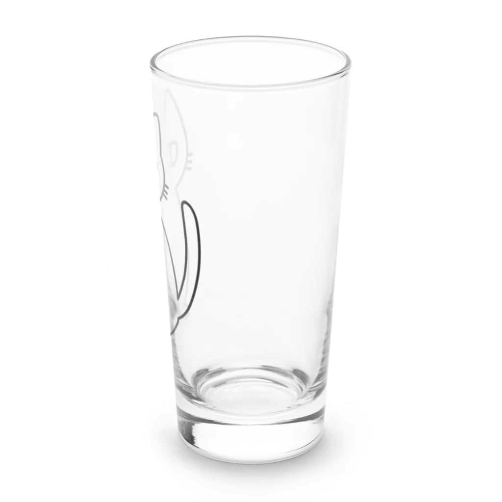 しょうもなショップのジト目猫 Long Sized Water Glass :right