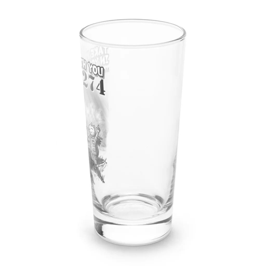 BeachBunnyのうさぎとねこ　US M274に乗せて！ Long Sized Water Glass :right