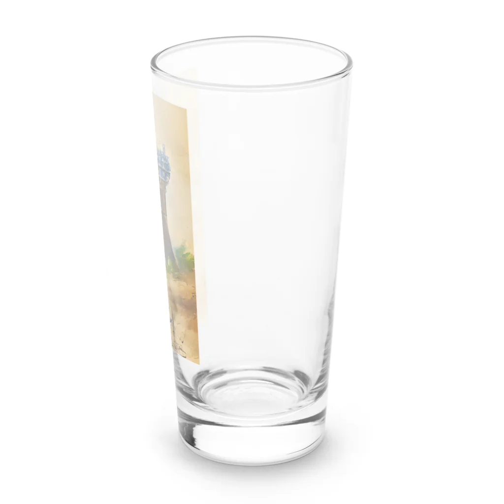 かんづめの夕焼け風車 Long Sized Water Glass :right