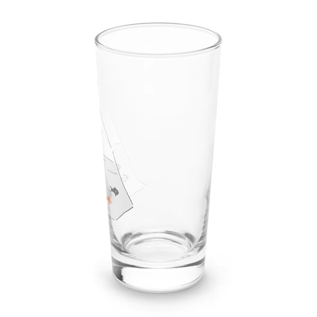 NIKORASU GOの祭りデザイン「金魚すくい」 Long Sized Water Glass :right