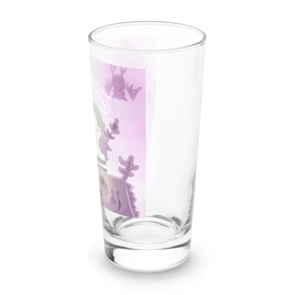 ラッキーチャームのハロウィンファッション Long Sized Water Glass :right