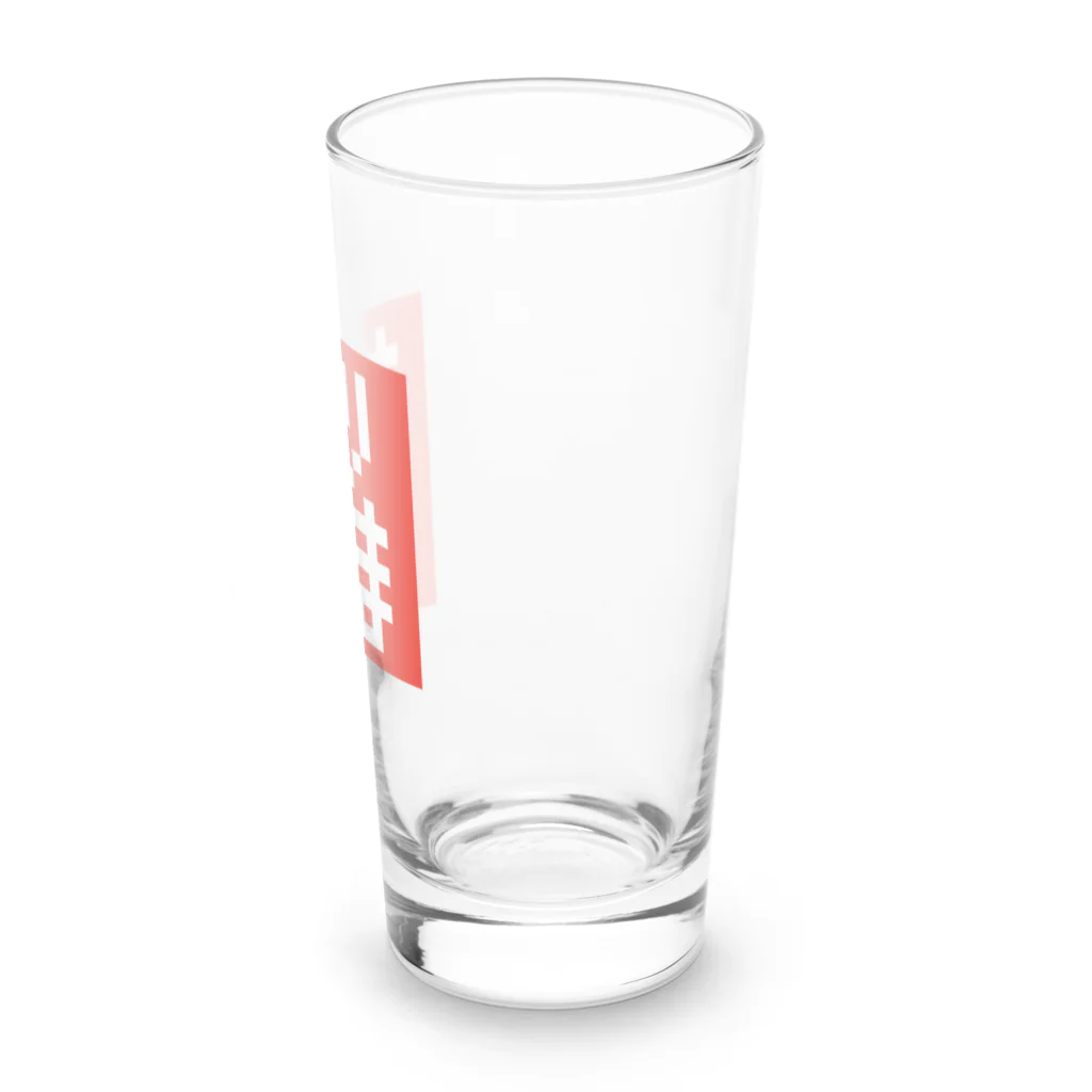 FUKUFUKUKOUBOUのドット・カリスマ(かりすま)Tシャツ・グッズシリーズ Long Sized Water Glass :right