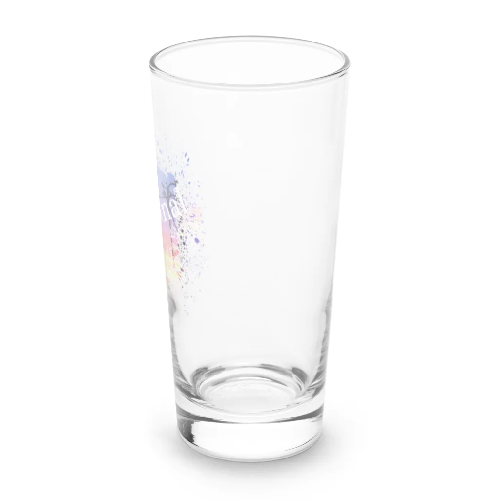 たぬき屋さん。のぶちまけた薄暮 Long Sized Water Glass :right