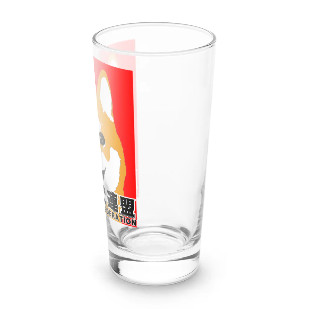 Hurryz HUNGRY BEARの日本柴犬連盟（赤柴）シリーズ Long Sized Water Glass :right