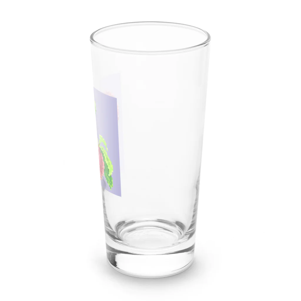 Ritz-studioのドット絵　ピーチ Long Sized Water Glass :right