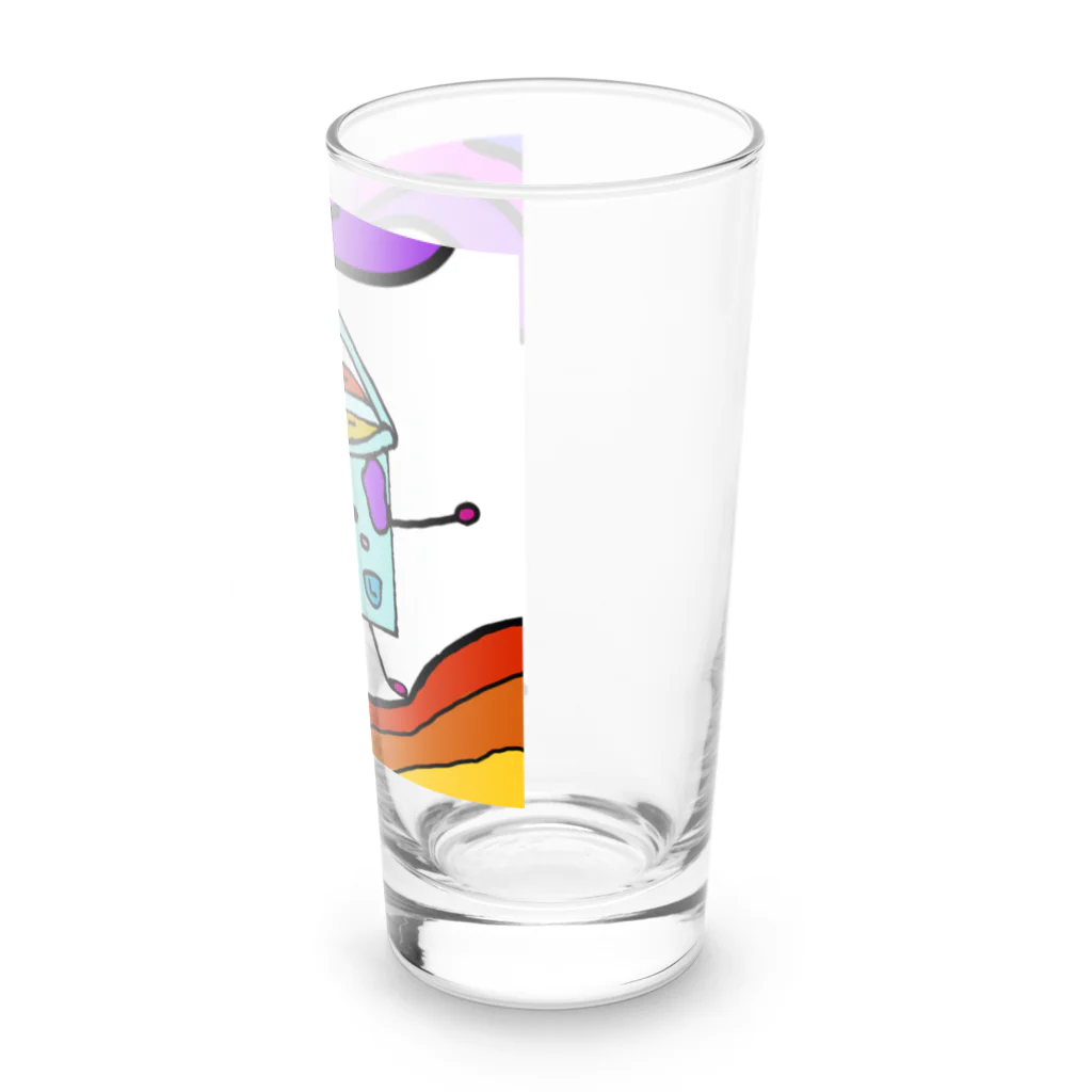 lukanose-kidsのバケツ君 Long Sized Water Glass :right