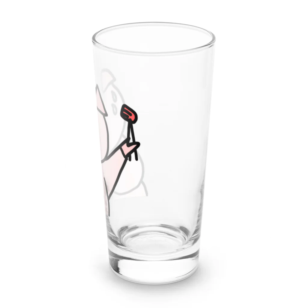 ＋Whimsyの豚キムチ Long Sized Water Glass :right