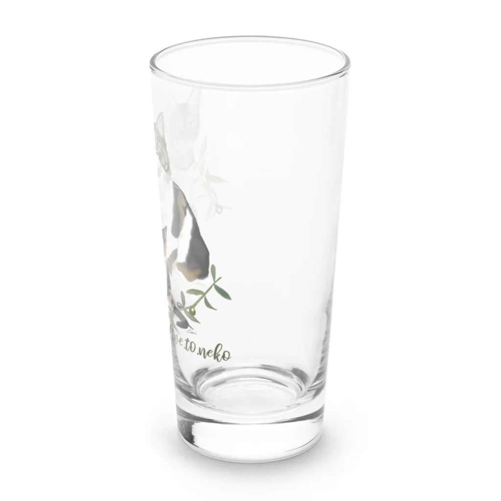 Letiのチャイ、リズ、テト、てん Long Sized Water Glass :right