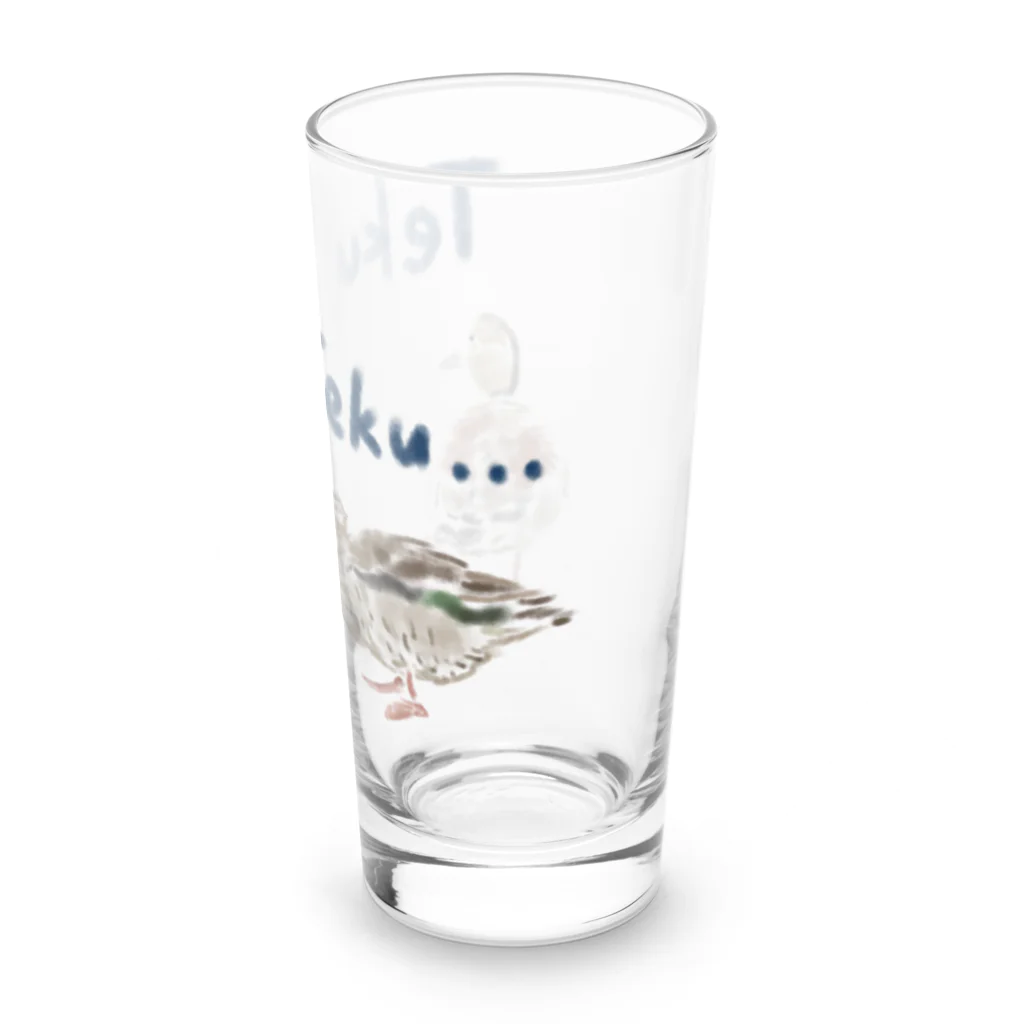 Lily bird（リリーバード）のお散歩カモず カラーラフ① Long Sized Water Glass :right