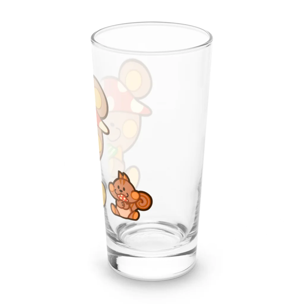 レタ(LETA)のぬいクマちゃんのキノコがり Long Sized Water Glass :right