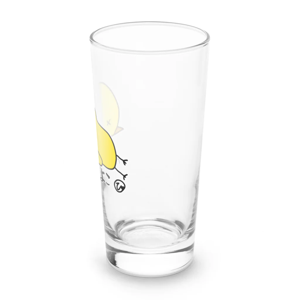 バナナ家の倒れるひよこ Long Sized Water Glass :right