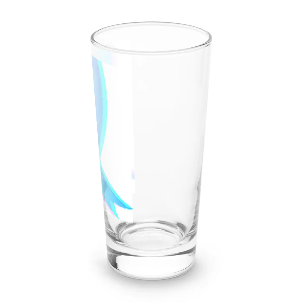 みんなwoおうえんのブルー🎗 Long Sized Water Glass :right