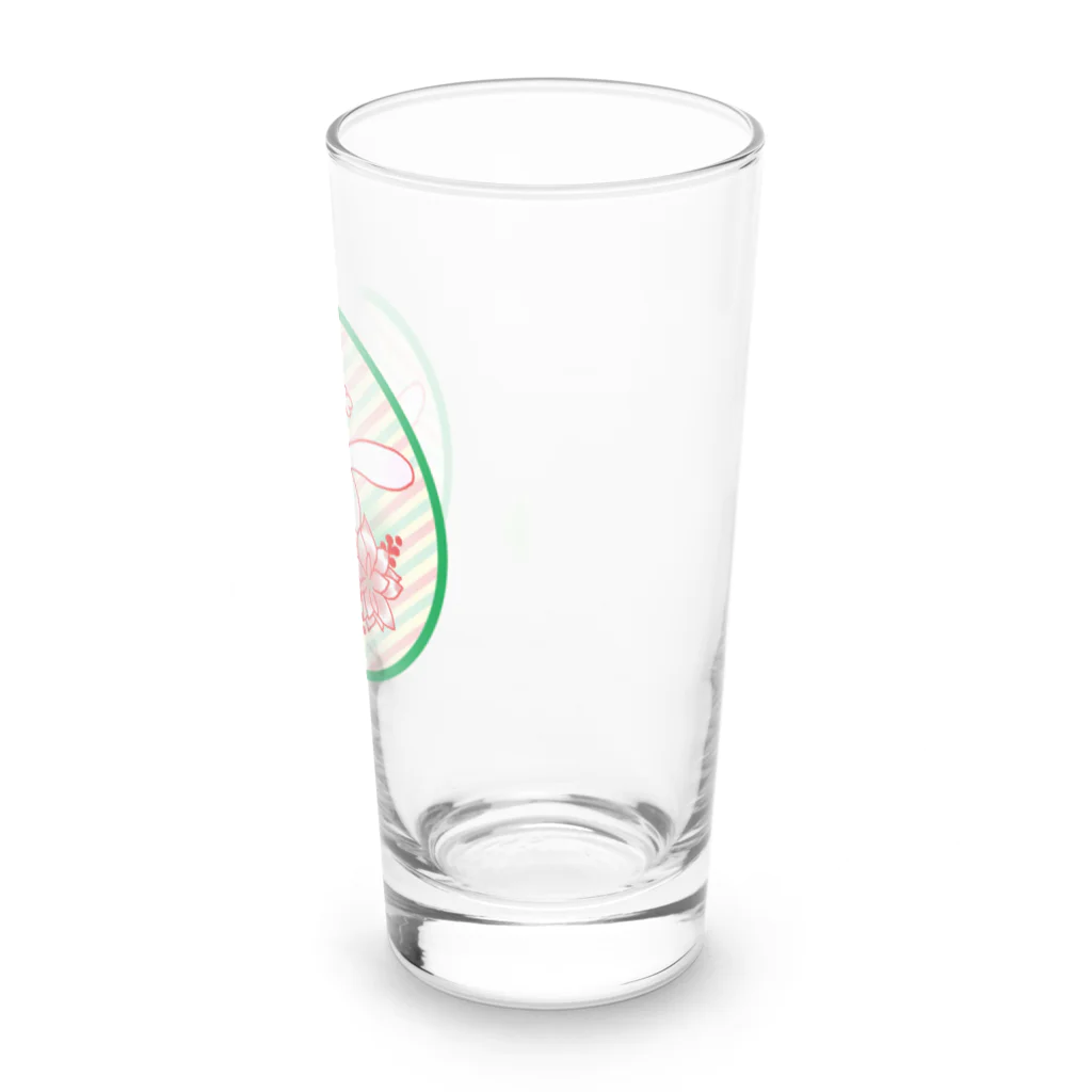 Rabbitflowerの♥らびこ♥クリスマスデザイン Long Sized Water Glass :right