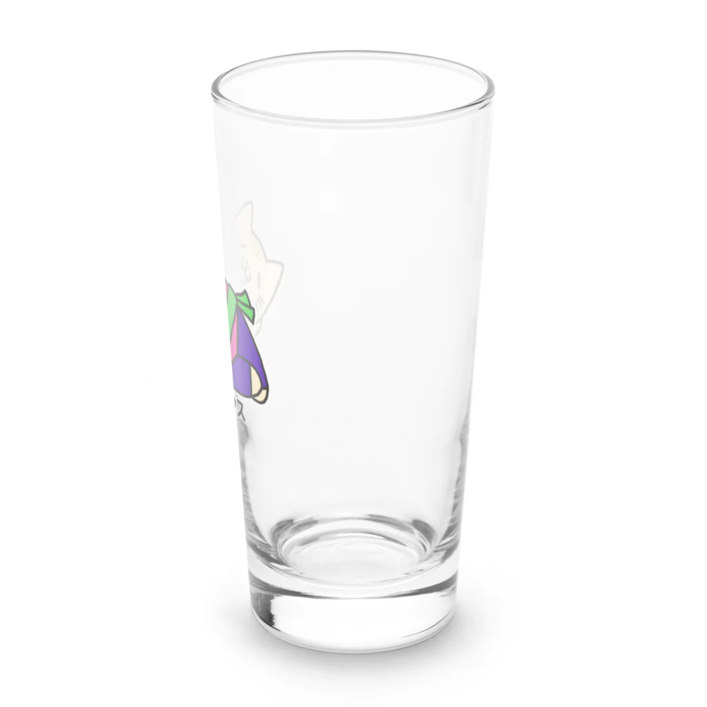 バナナ家のネコロビクス（ほんわか） Long Sized Water Glass :right