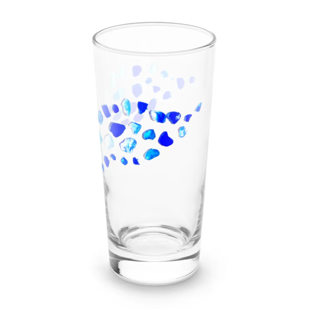 海色ものがたりのくじらさんのしっぽ Long Sized Water Glass :right